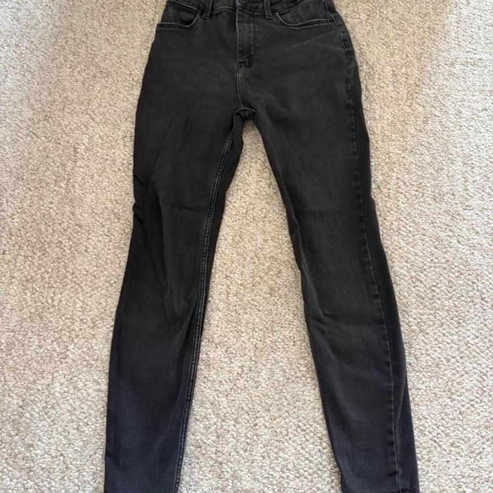 Wrangler Women Black Distressed Skinny Jean Size:4